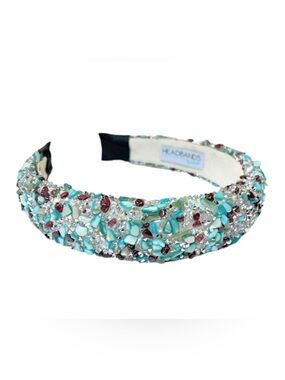 Headbands of Hope “All That Glitters” Headband - Teal + Silver